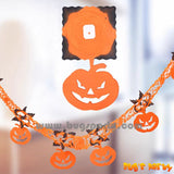 Halloween Crepe Garland Banner