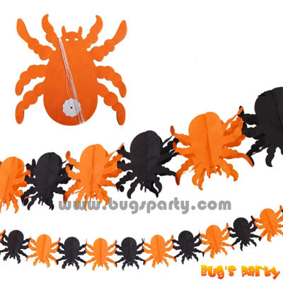 Halloween Crepe Garland Banner