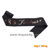 Birthday Sash, Milestone birthday sash