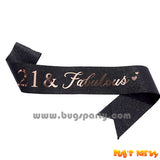 Birthday Sash, Milestone birthday sash