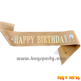 Birthday Sash, Milestone birthday sash