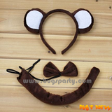 Animal Costume Accessories, Head piece, bow tie and tail