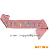 Birthday Sash, Milestone birthday sash