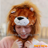 Animal Plush Hat Lion, TIger, Wolf, Elephant, Giraffe, Milk cow, Monkey