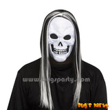 Horror Neon Mask with Wig