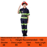 Blue Fire Fighter Costume
