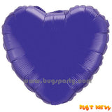 Classic Colors 18 Inch Heart Shaped Foil Balloon
