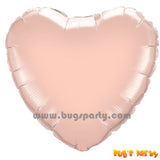 Classic Colors 18 Inch Heart Shaped Foil Balloon