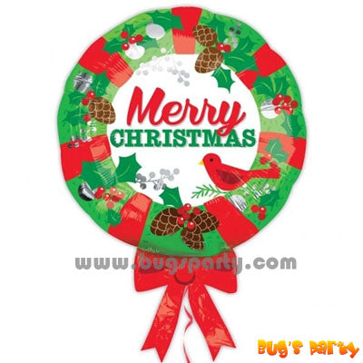 Christmas wreath balloon