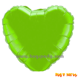 Classic Colors 18 Inch Heart Shaped Foil Balloon