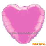 Classic Colors 18 Inch Heart Shaped Foil Balloon