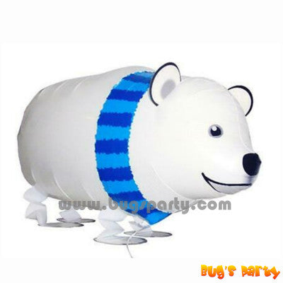 polar bear walking pet animal balloon