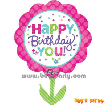 Flower Shaped Birthday Balloon