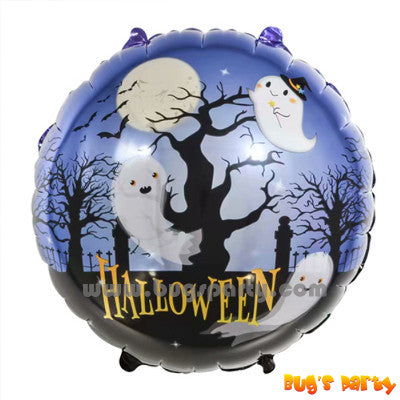 Halloween night ghost foil balloon 17 inches