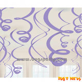 New Purple Swirls Deco
