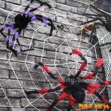 Halloween novelty giant color hairy spiders