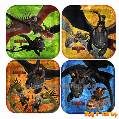 How To Train Your Dragon 7in Plates