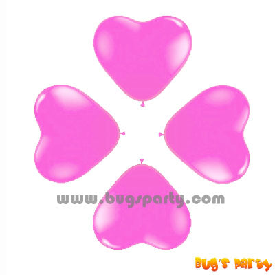 Balloon 6in Heart Pink