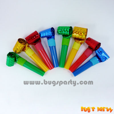 Prismatic large party horn, blowouts
