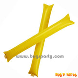 Yellow Color Inflatable Rally, cheering pong bong Sticks