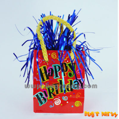 Balloon Weight Bday Red