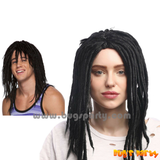 Black curly Marley wig