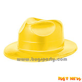 Plastic Fedora Ganster Hat