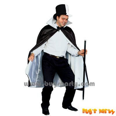 Phantom Reversible Black White Cape