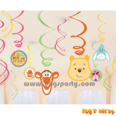 Pooh Baby Swirls Deco