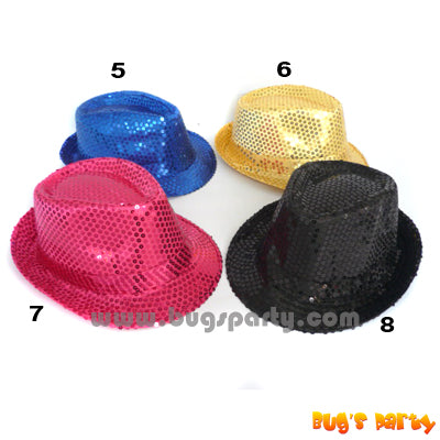 Hat Sequin Fedora