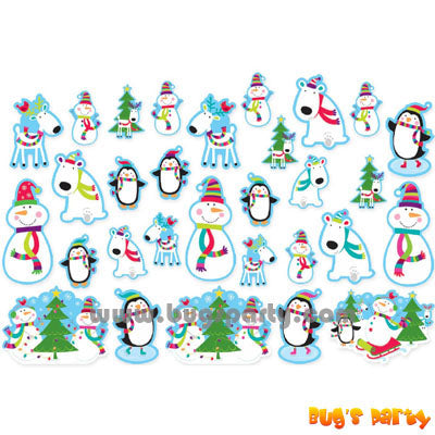Christmas Snow Fun Cutouts