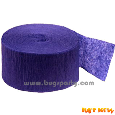 Crepe Streamer Purple