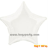 White Star shaped balloon