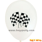Balloon Lx Chequered Flag