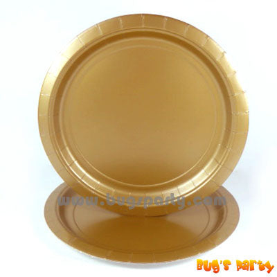 Gold Color Paper Plates