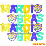 Mardi Gras L Banner