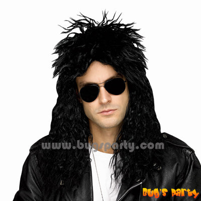 Wig Headbanger Black