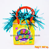 Balloon Weight Bday Yllw