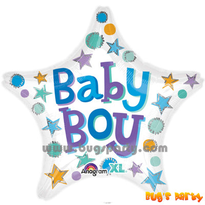 Baby Boy Star Balloon