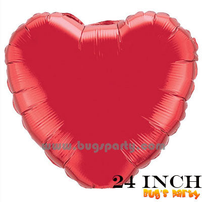 Balloon Heart Red