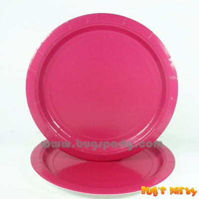 Magenta color Paper Plates