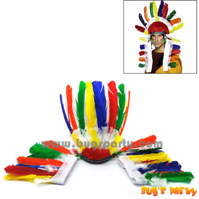 Red Indian War Bonnet