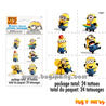 Despicable Me Temp Tattoos