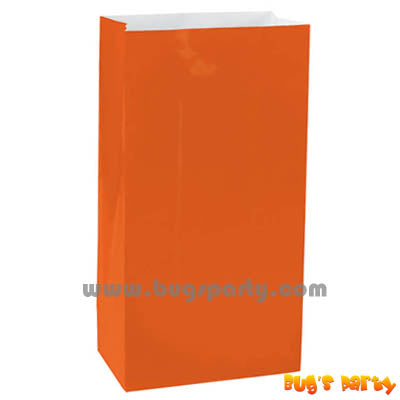 Orange Paper Bags