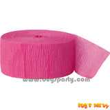 Crepe Streamer Bright Pink