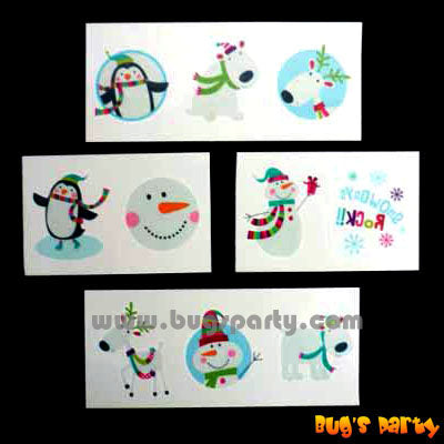 Christmas Fun Temp Tattoos