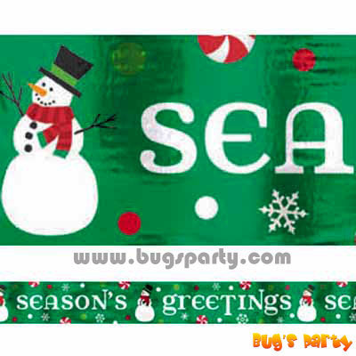 Christmas Greetings Foil Banner