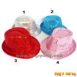 Hat Sequin Fedora