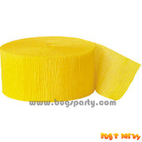 Crepe Streamer Yellow