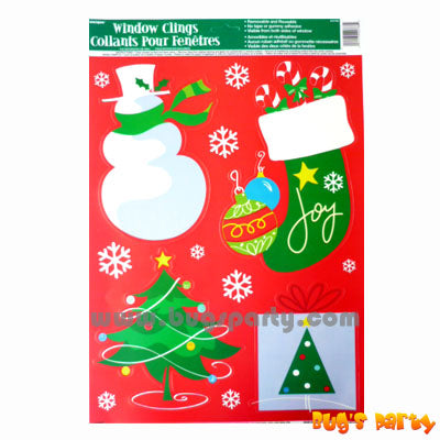 Christmas Joy Window Deco
